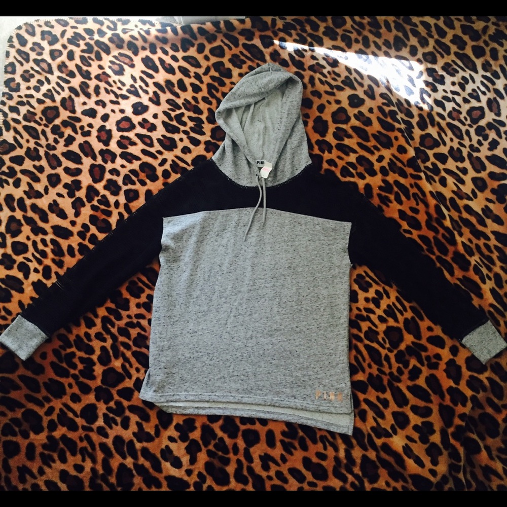 Brand New Mesh sleeves PINK VS sweatshirt